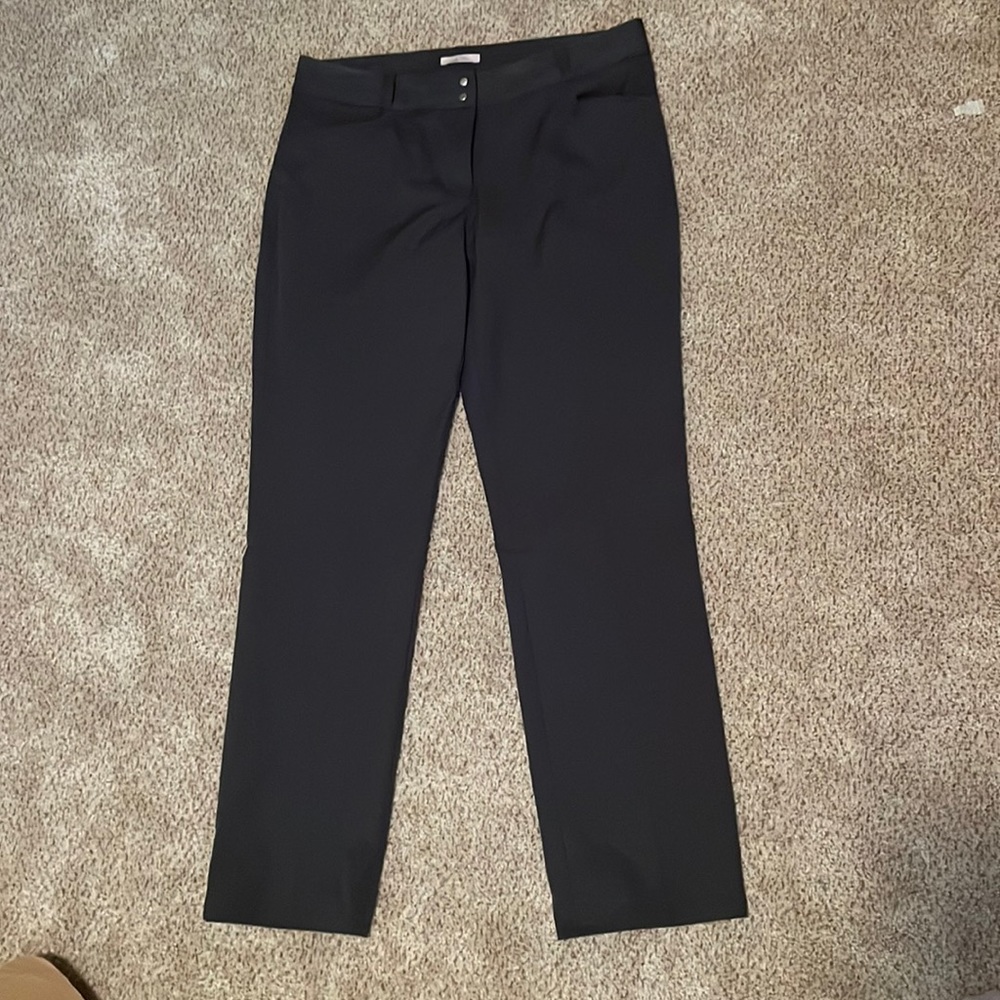 Adidas golf full length pants size 12 charcoal gray